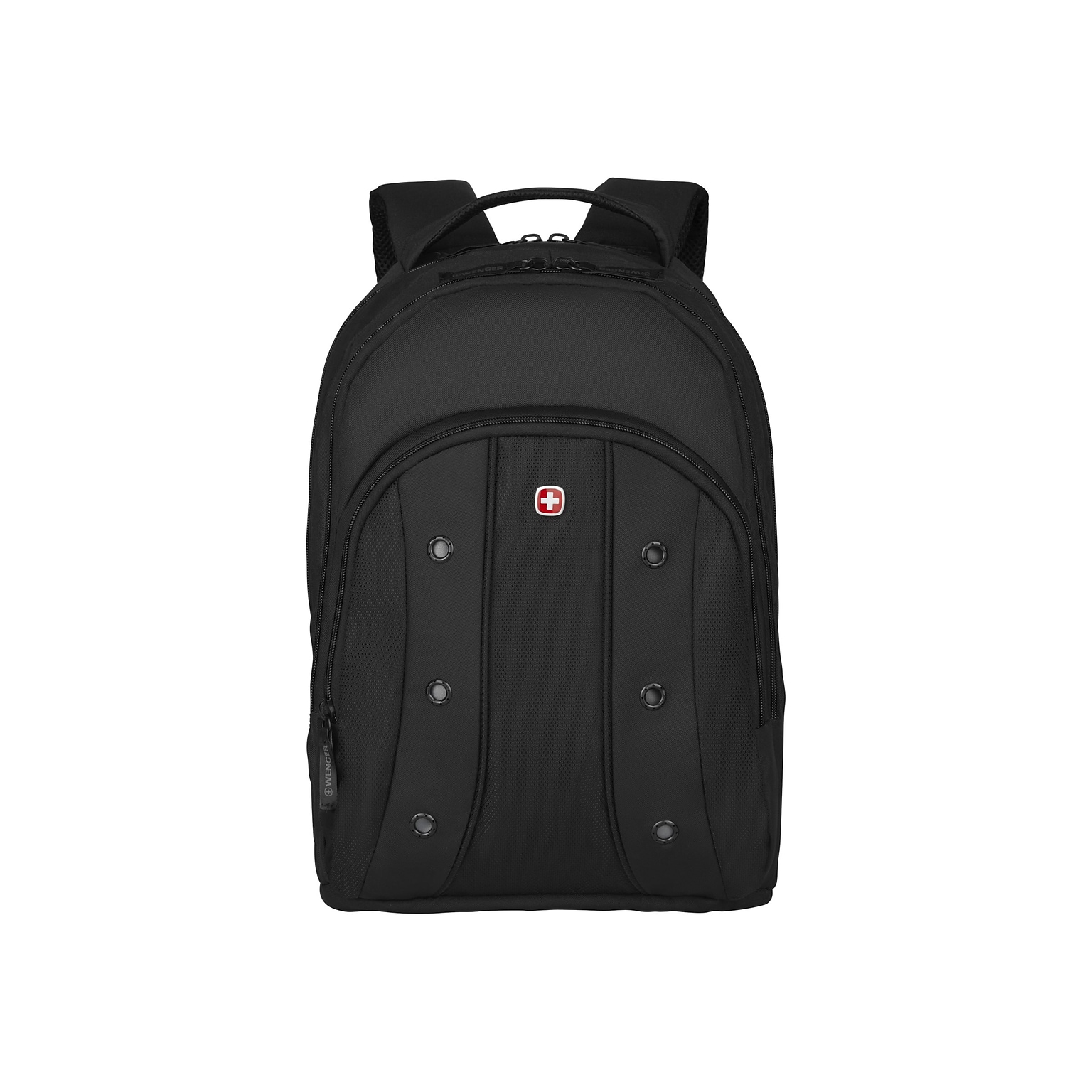 Wenger Upload Laptop Backpack, Black Polyester (64081001)