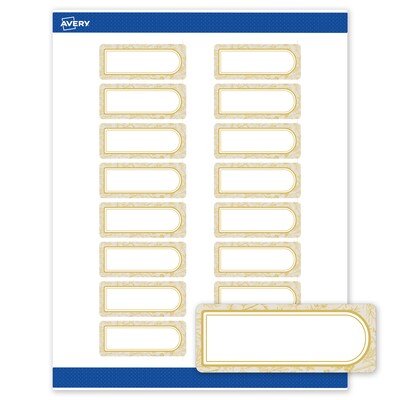 Avery Rectangle Laser/Inkjet Multipurpose Labels, 1 x 2-5/8, White, 160/Pack (19479371057)