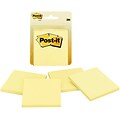 Post-it Notes, 3 x 3, Canary Collection, 50 Sheet/Pad, 4 Pads/Pack (5400)