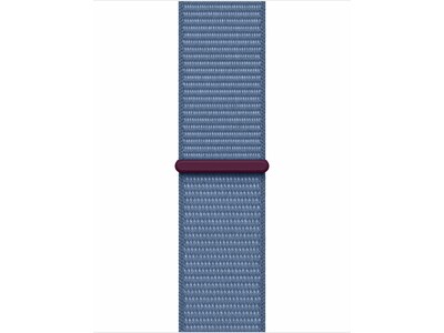 Apple Watch Series 9 (GPS) Smartwatch, 41mm, Silver Aluminum Case with Winter Blue Sport Loop  (MR923LW/A)