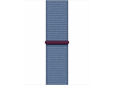 Apple Watch Series 9 (GPS) Smartwatch, 41mm, Silver Aluminum Case with Winter Blue Sport Loop (MR923LL/A)