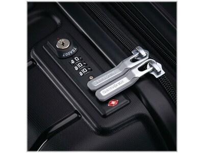 Samsonite Freeform 21.25" Hardside Carry-On Suitcase, 4-Wheeled Spinner, TSA Checkpoint Friendly, Black (78255-1041)