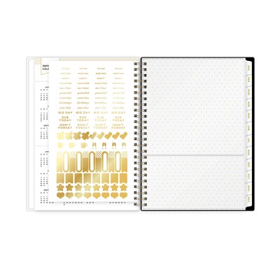 2026 Blue Sky Day Designer Heirloom 8.5" x 11" Weekly & Monthly Planner, Plastic Cover (154663)