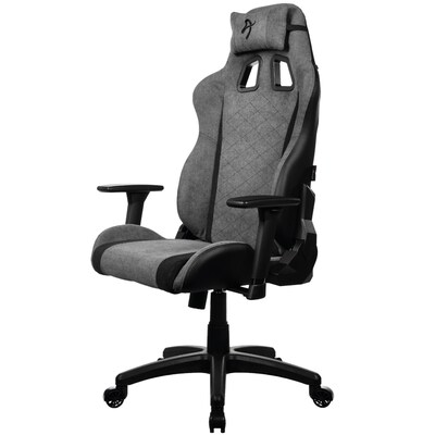 Arozzi Avanti Soft Fabric Ergonomic Racing Gaming Chair, Ash (AVANTI-SFB-ASH)