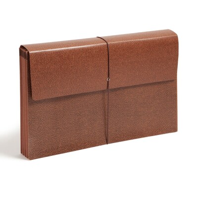 Smead Classic Redrope File Pocket, 3.5 Expansion, Legal Size, Brown (71356)