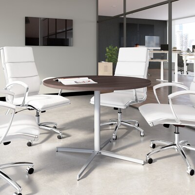 Bush Business Furniture 42 Round Conference Table, Storm Gray (99XTB42RSG)