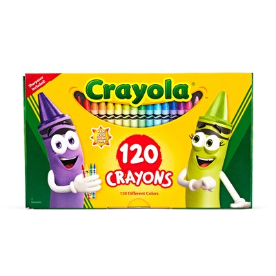 Crayola Original Crayons, Assorted Colors, 120/Box (52-6920)
