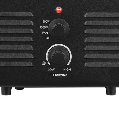 Dura Heat 1500-Watt 5200 BTU Portable Electric Heater, Black (EUH343)