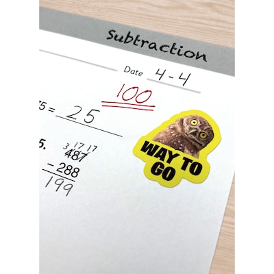 Teacher Created Resources Go Wild Animals Stickers, 72/Pack, 12 Packs/Bundle (TCR6855-12)