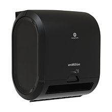 enMotion® Flex Mini Automated Touchless Roll Paper Towel Dispenser by GP PRO, Black, 11.750”Wx7.830”