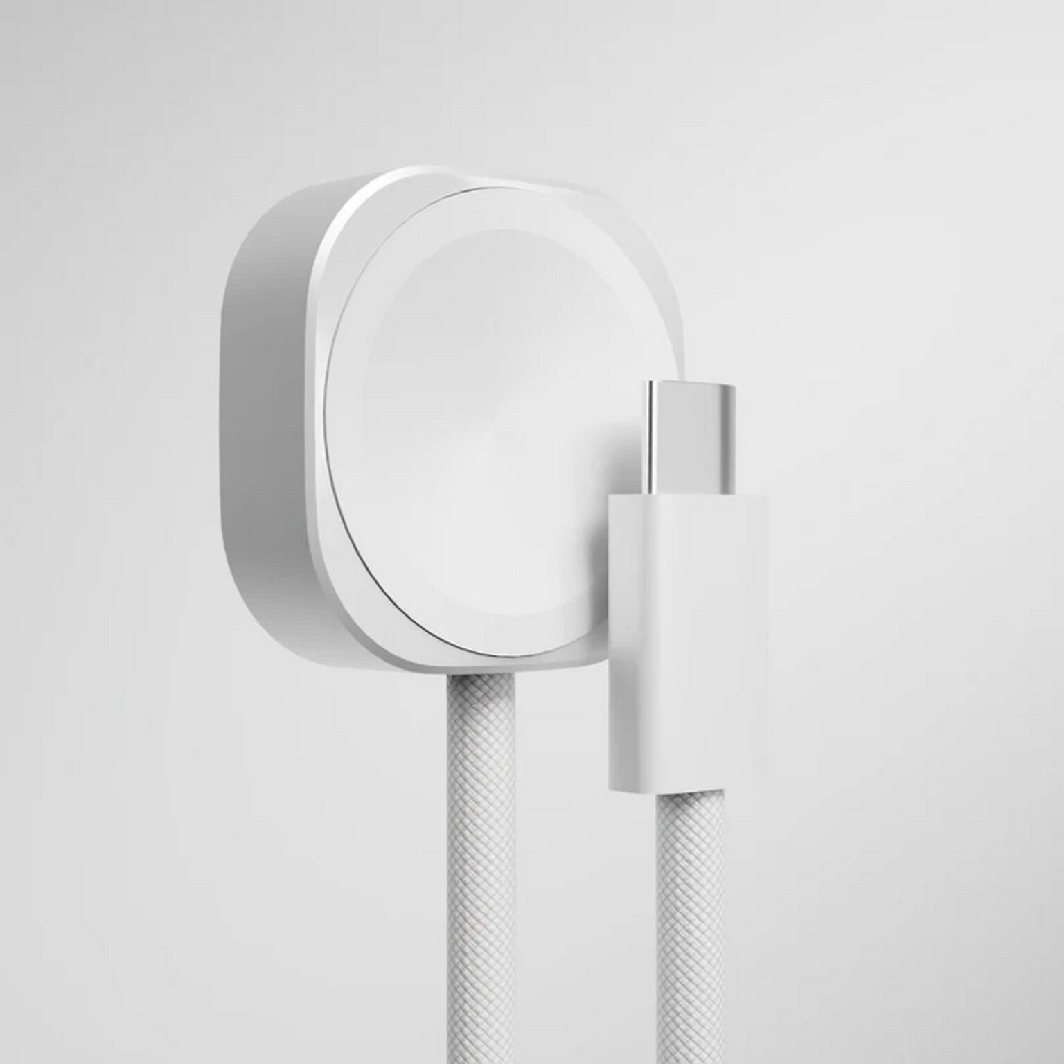 PEEL Magnetic Wireless to USB-C Charging Cable or Apple Watch, 3W, 3.3 ft., White (PC5W-AW)