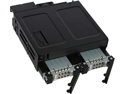 Icy Dock ToughArmor 2.5" SATA Hard Drive Enclosure, SSD/HDD, Black (MB602SPO-B)