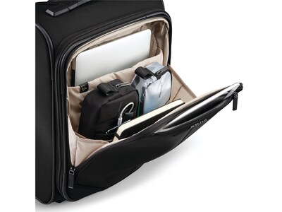 Samsonite Silhouette 17 Polyester Underseater Luggage, Black (139021-1041)