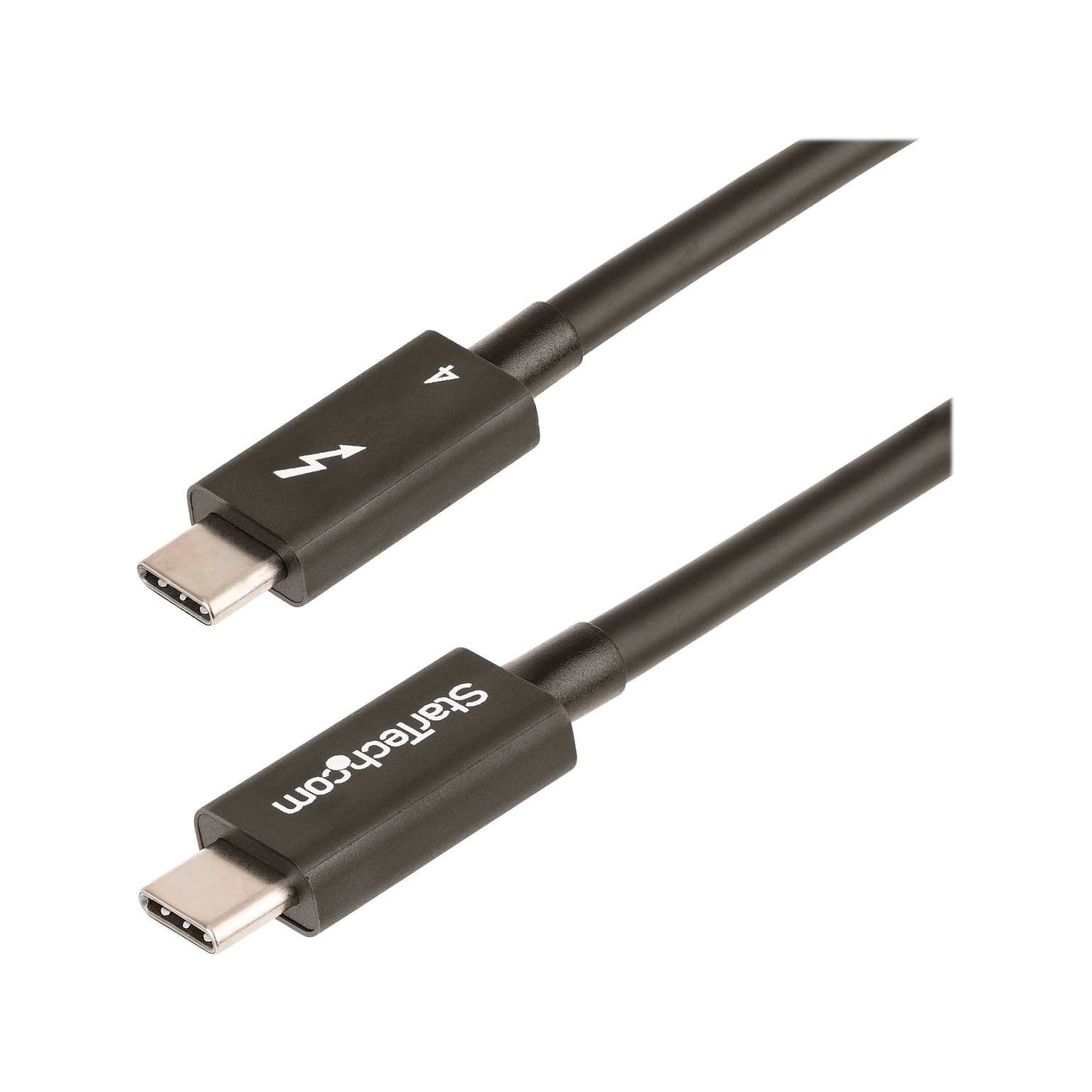 StarTech 1.6 Thunderbolt 4 Cable, Black (TBLT4MM50CM)