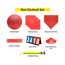 Xcello Sports Kickball Set, Red (KICKBALLSET-RED)