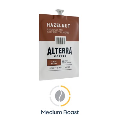 Alterra Hazelnut Coffee Flavia Freshpack, Medium Roast, 100/Carton (MDRA185)