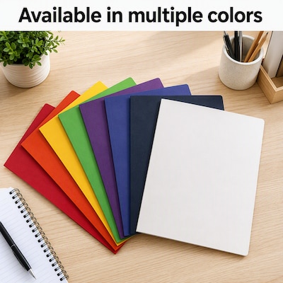 Staples School Grade 2-Pocket Folders with Fasteners, Red, Letter-Size Durable Classroom & Office File Folders, 25/Box