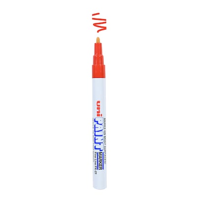 uni PAINT PX-21 Oil-Based Paint Marker, Fine Line, Red (63702)