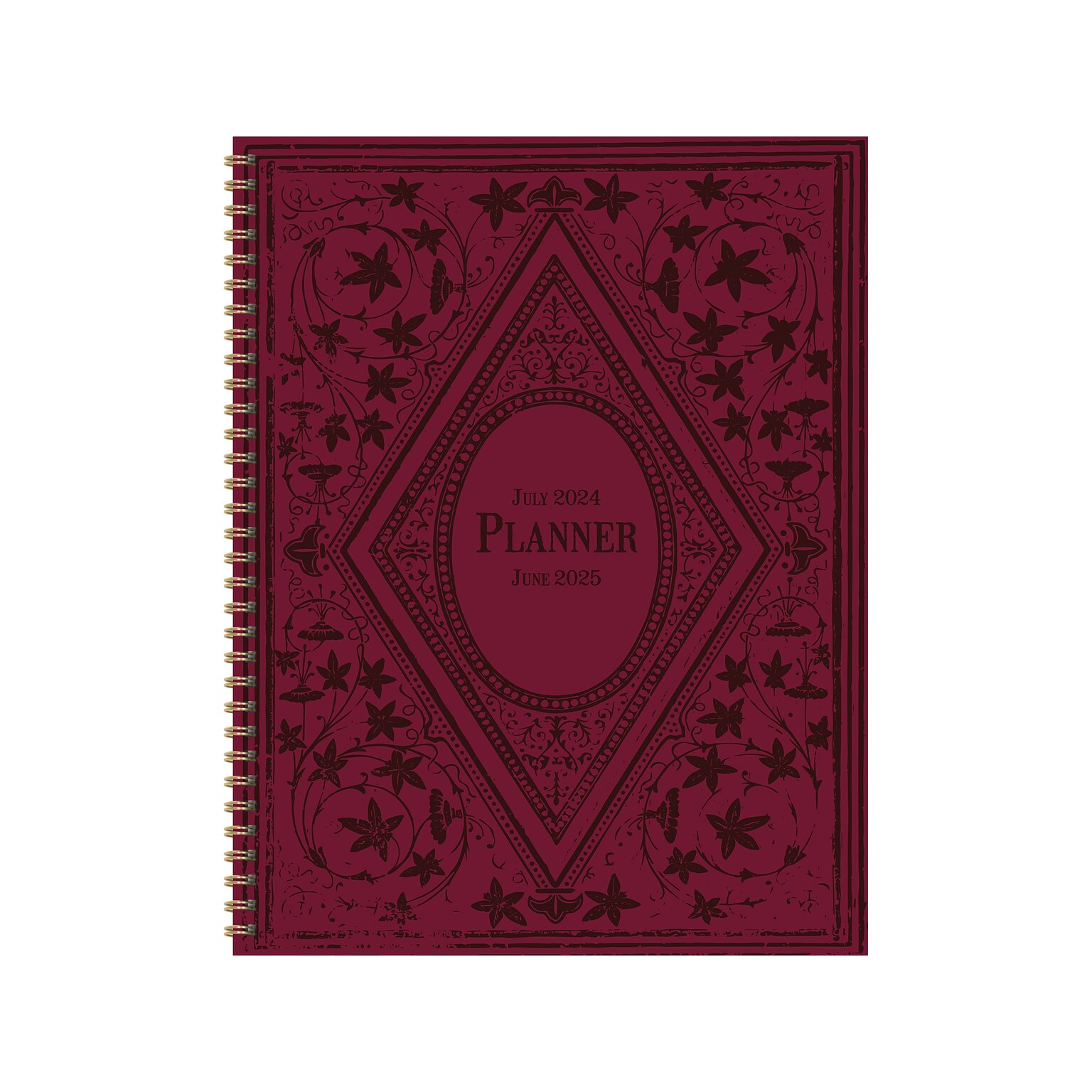 20242025 TF Publishing Bibliophile Series Merlot 8.5" x 11" Academic