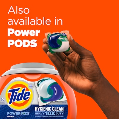 Tide Hygienic Clean HE Liquid Laundry Detergent, Original Scent, 94 Loads, 132 oz. (12216)