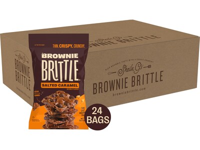 Brownie Brittle Salted Caramel Brownie Snack, 2 oz., 24 Packs/Carton (SG1132)