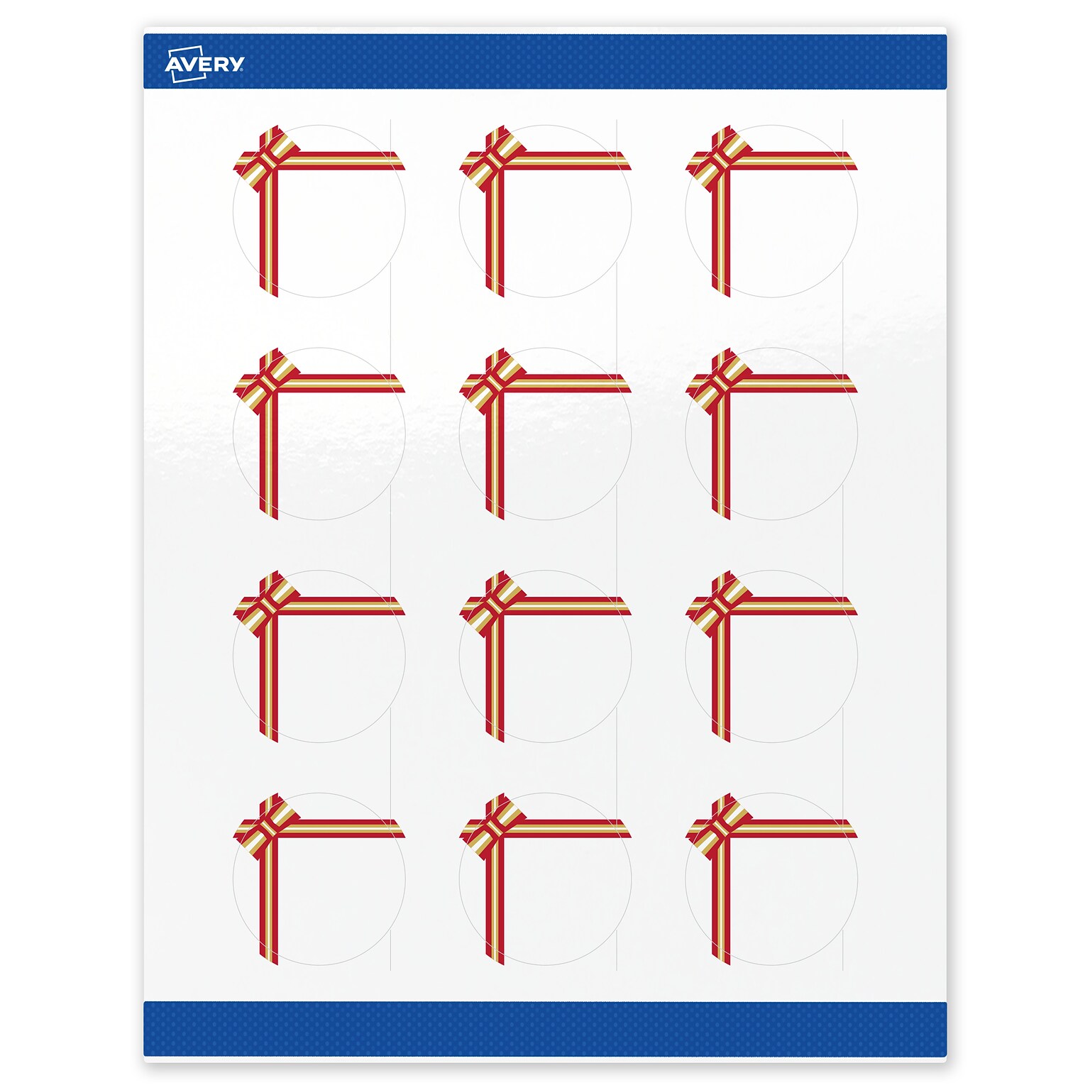 Avery Circle Multipurpose Labels, 2 Dia., White, 120/Pack (19479370581)
