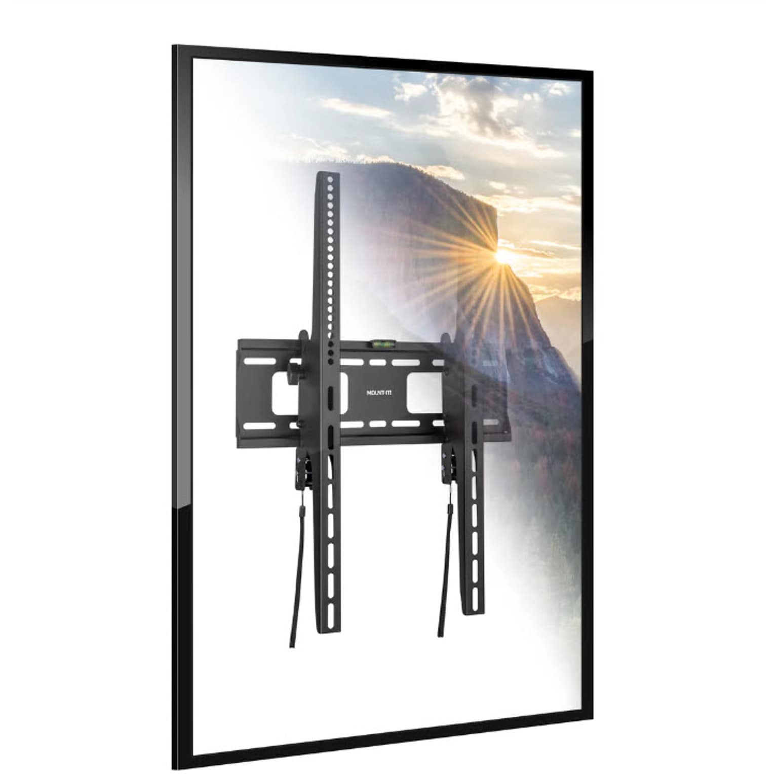Mount-It! Portrait TV Wall Mount, Black (MI-1377)