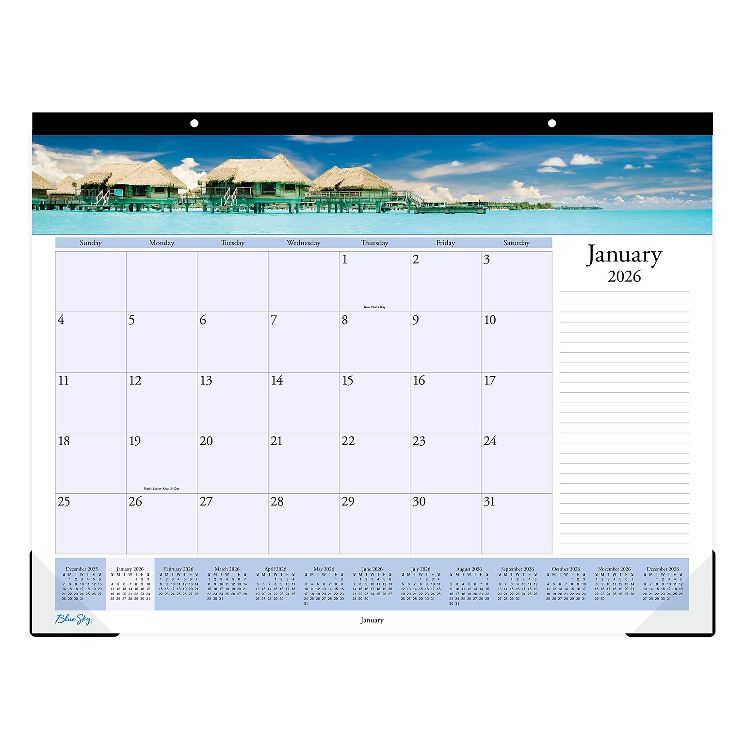 2026 Blue Sky Islands 22 x 17 Monthly Desk Calendar (117891-26)