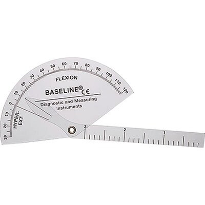 Baseline® Plastic Flexion-Hyper Extension Finger Goniometer