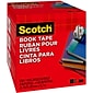 Scotch® Book Transparent Tape,  4" x 15 yds. (845-400)