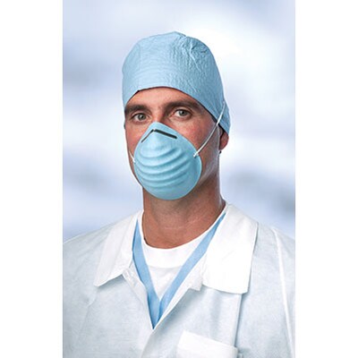 Surgical Cone-Style Masks with Earloop; 50/Bx