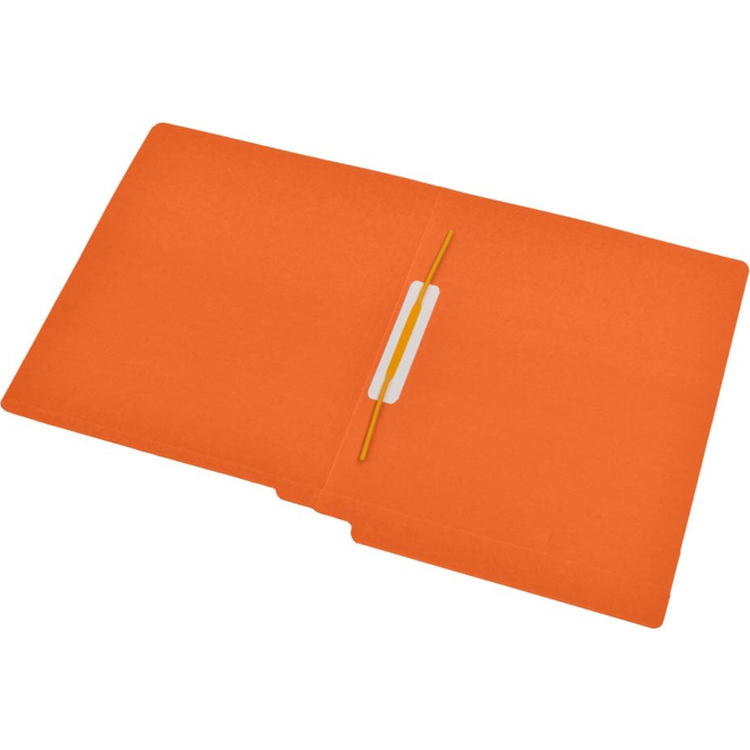 Medical Arts Press Reinforced End Tab File Folder, Straight Cut, Letter-Size, Orange, 50/Box (S-09167-ORG)