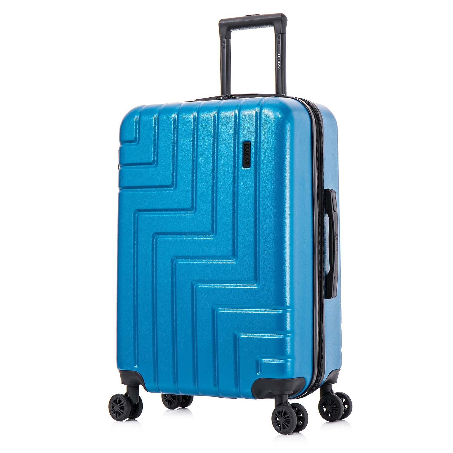 DUKAP Zahav 24.78 Hardside Suitcase, 4-Wheeled Spinner, TSA Checkpoint Friendly, Teal (DKZAH00M-TEA)