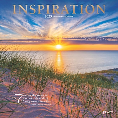 2025 Plato Inspiration 12 x 12 Monthly Wall Calendar (9781975478827)