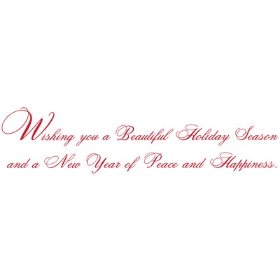 Holiday Thaw Holiday Greeting Cards; Stock Verse Included; Boxed Set of 25 Cards and Envelopes
