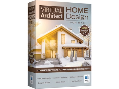 Virtual Architect Home Design for MacOS, 1 User [Download]
