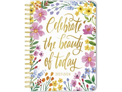 2023-2024 Plato Bonnie Marcus 6 x 7.75 Academic & Calendar Weekly Planner, Multicolor (9781975457389)