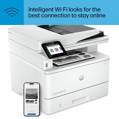 HP LaserJet Pro MFP 4101fdw Wireless All-in-One Printer, Scan, Copy, Fax, Fast Speeds, Secure, Best for Small Teams (2Z619F#BGJ)