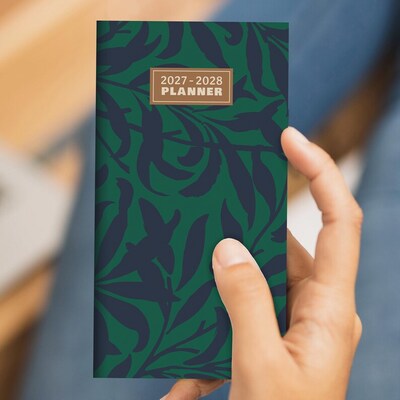 2027 TF Publishing Long Weekend 3.5" x 6.5"  Monthly Standard Planner, Paperboard Cover, Multicolored (27-7034)