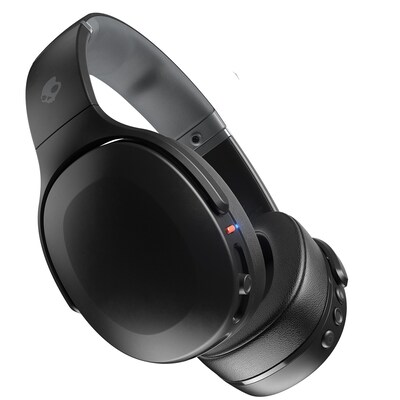 Skullcandy Crusher Evo Sensory Bass Wireless Over-Ear Headphones with Microphone, Bluetooth, True Black (S6EVW-N740)