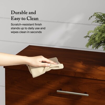 Bush Furniture Somerset Lateral File Cabinet, Hansen Cherry (WC81780)