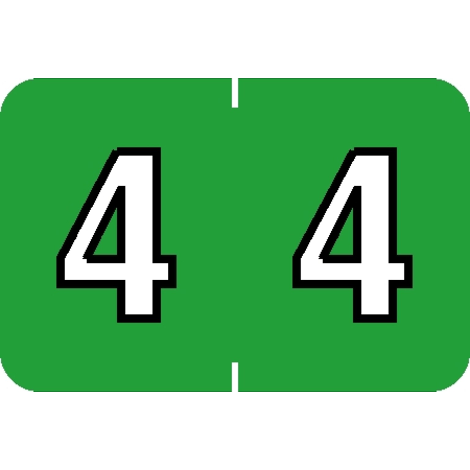 Medical Arts Press Barkley & Sycom Compatible Numeric Sheet Labels; 4
