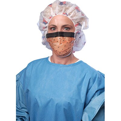 Medline® Fluid Protection Surgical Face Masks with Eyeshield; Earloops