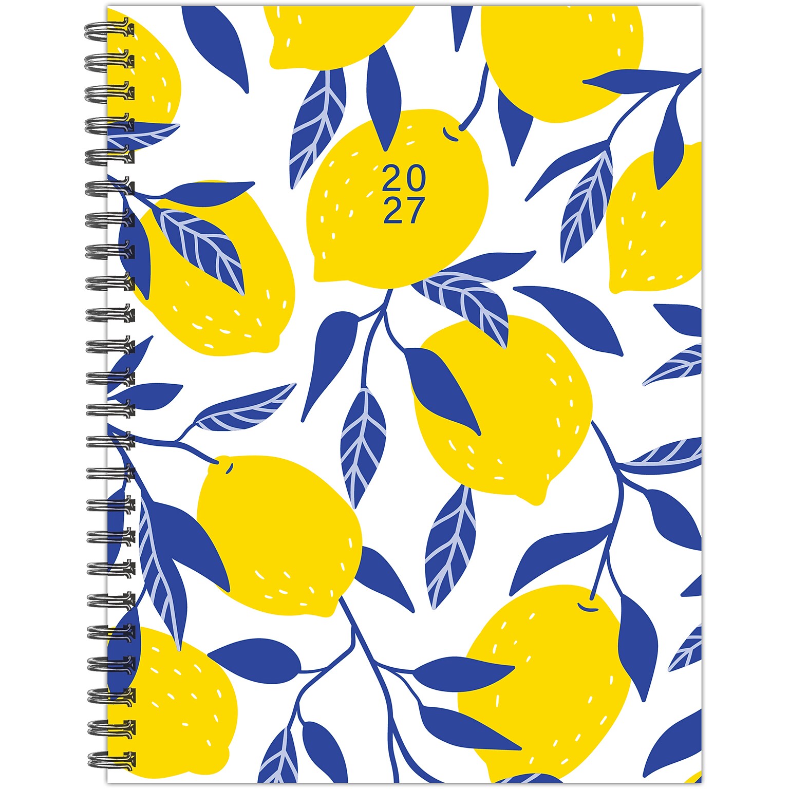 2027 Willow Creek Lemon Zest 6.5 x 8.5 Calendar Year Weekly & Monthly Standard Planner, Assorted Colors (67352)