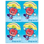 Graphic Image Laser Postcards; Apple Guy, Drop In