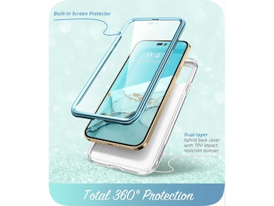 i-Blason Cosmo Ocean Blue Case for iPhone 14 Pro Max (iPhone2022Pro-6.7-Cosmo-SP-Ocean)