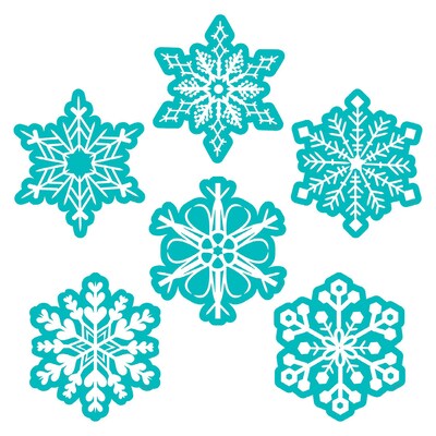 Creative Teaching Press Snowflakes Designer Cut-Outs, 36/Pack, 3 Packs/Bundle (CTP10595-3)