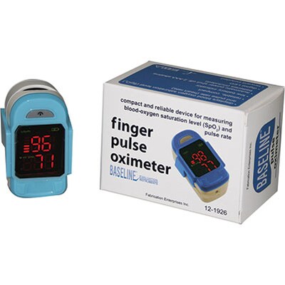 Baseline® Fingertip Pulse Oximeter, Blue (12-1926)