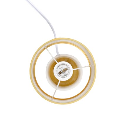 Simple Designs Table Lamp, Mustard Yellow (LT1134-MST)