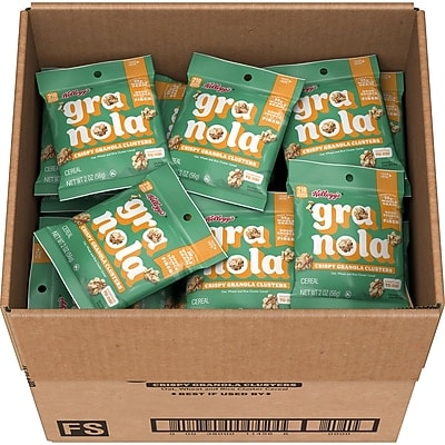 Kelloggs Crunchy Clusters Granola, 2 oz., 48 Packs/Carton (WKK11458)